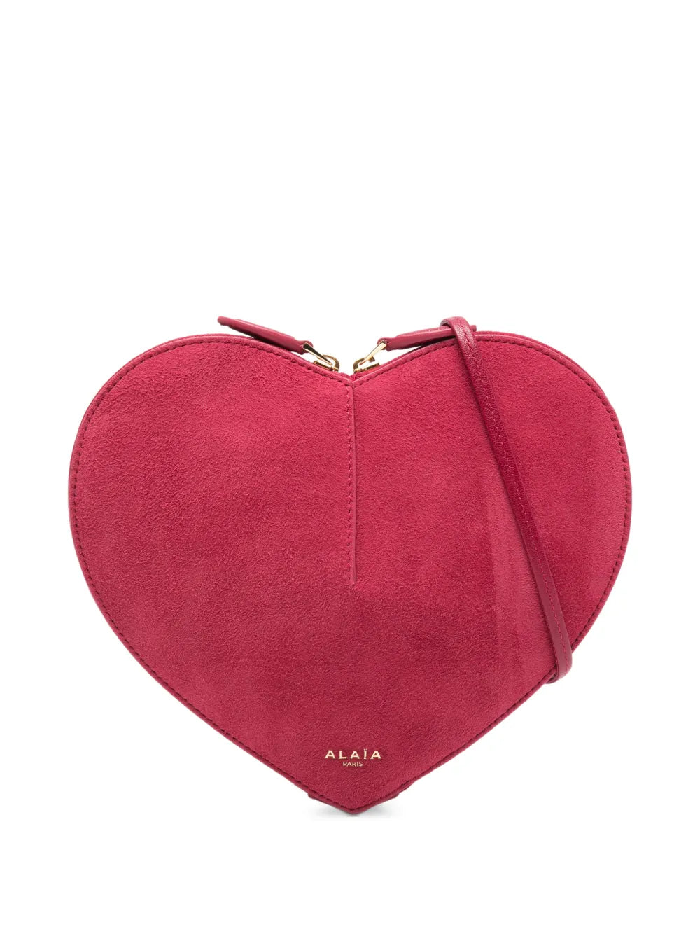 Alaia Suede Shoulder Bag — Same as shown — Size One Size — Front View