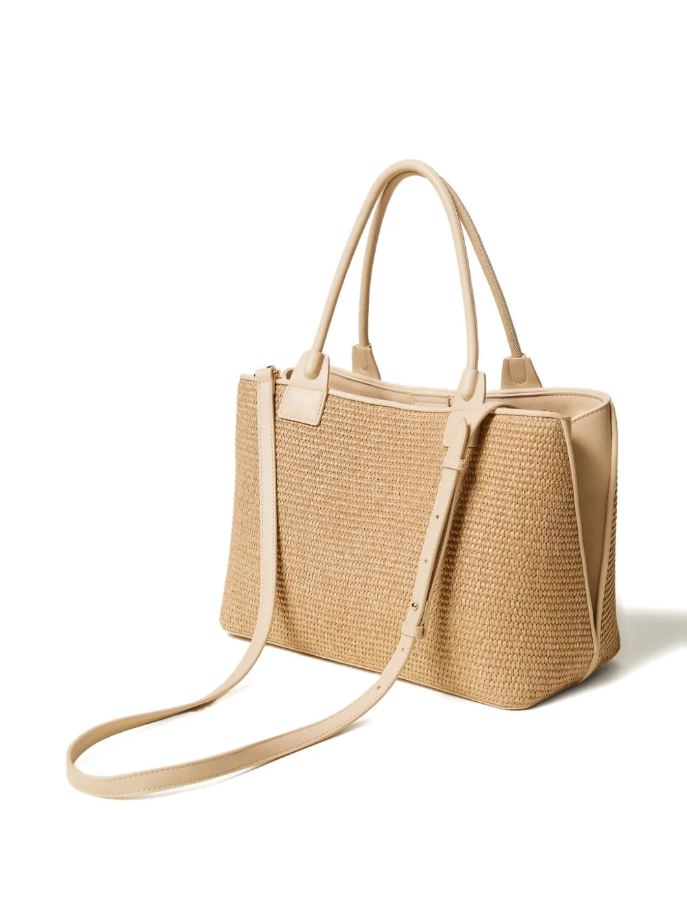 Twinset Woven Tote Bag — Same as shown — Size One Size — Back View
