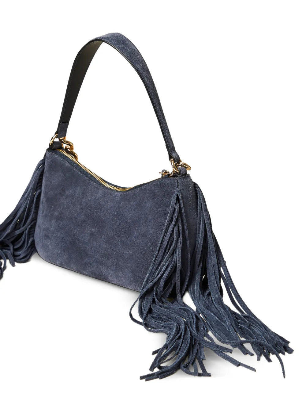 Twinset Liliane Fringed Chain Strap Shoulder Bag — Same as shown — Size One Size — Back View