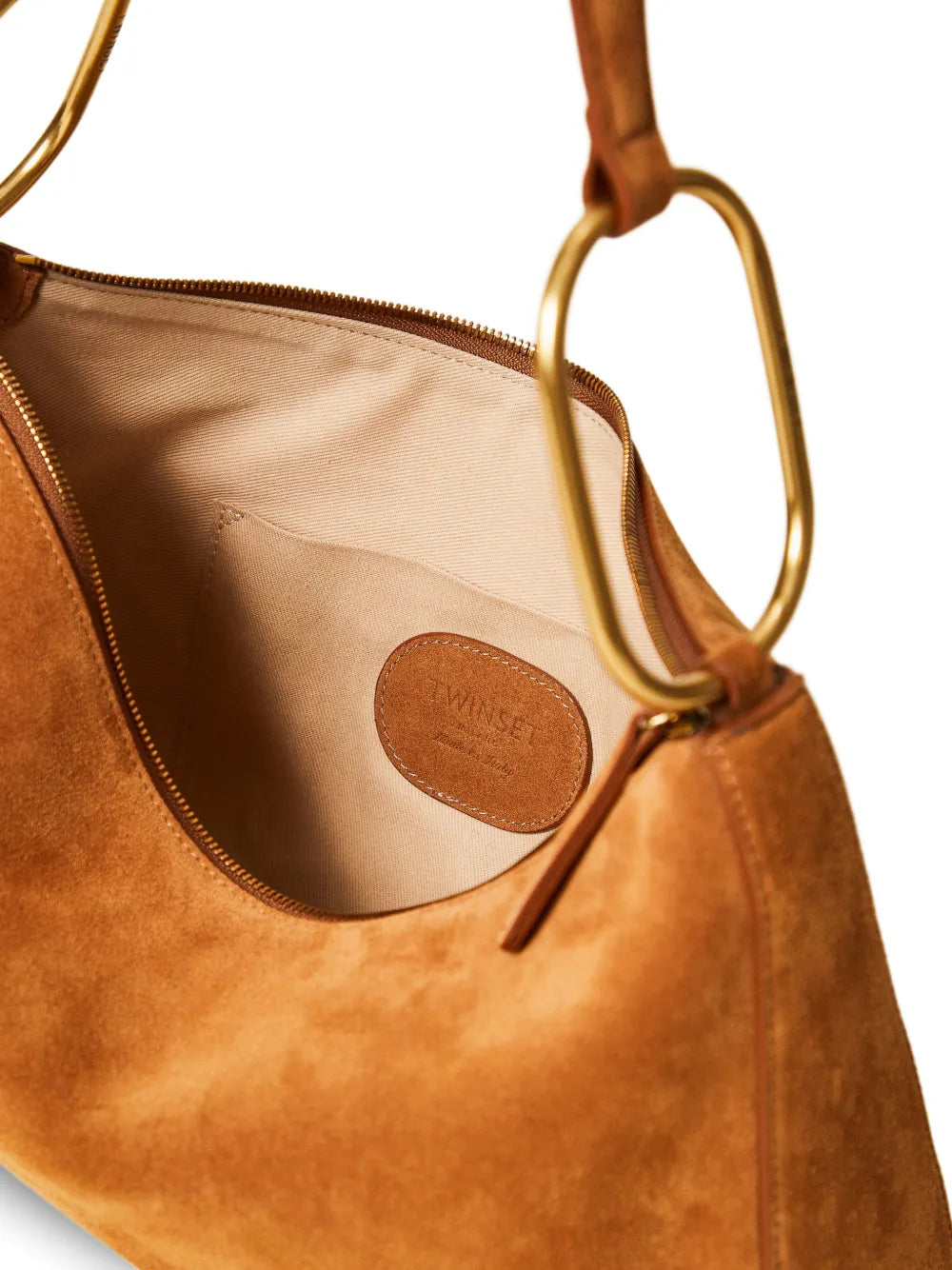 Twinset Medium Liliane Ring Detail Shoulder Bag — Same as shown — Size One Size — Top View