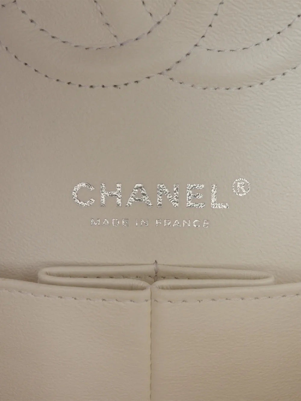 Chanel Pre Owned 2015 2016 Medium Classic Chevron Tweed Floral Double Flap Shoulder Bag — Same as shown — Size One Size — Detail View