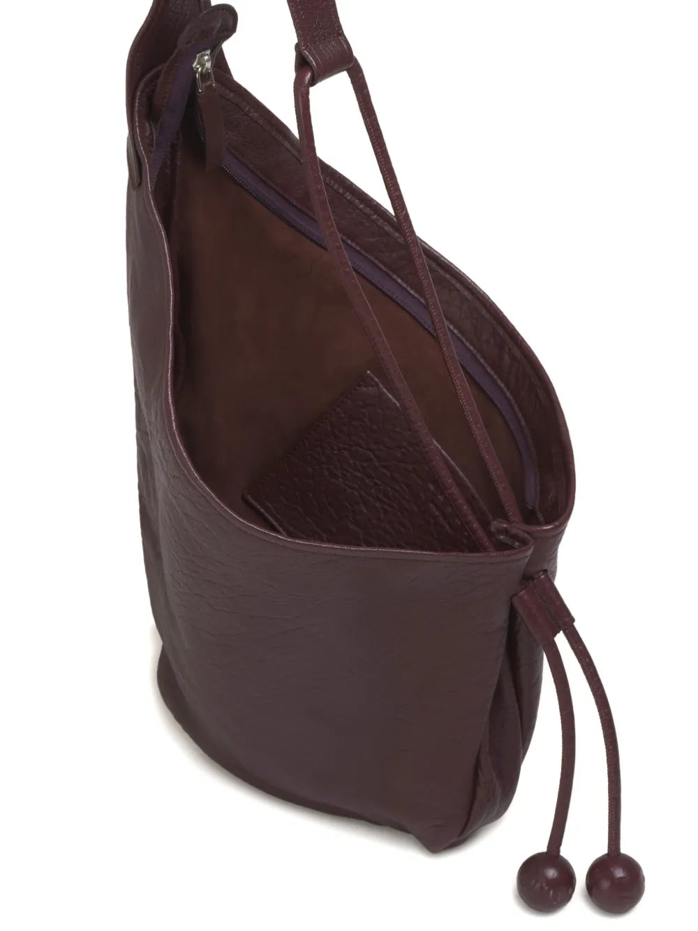 Marni Small Baubles Drawstring Leather Shoulder Bag — Same as shown — Size One Size — Top View