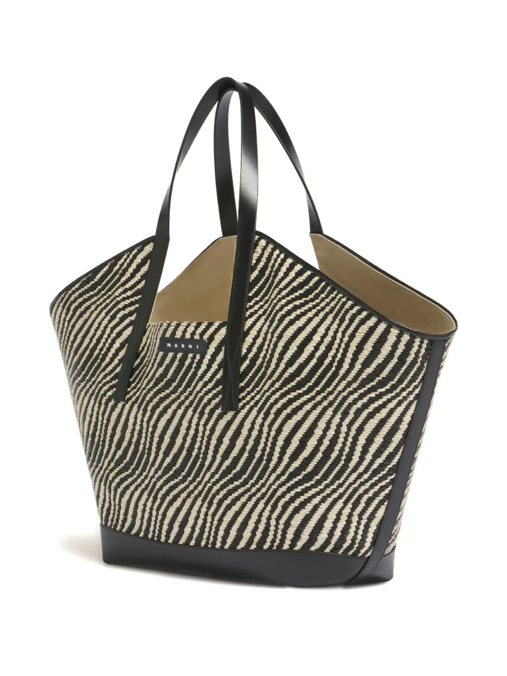 Marni Raffia Effect Shoulder Bag — Same as shown — Size One Size — Detail View