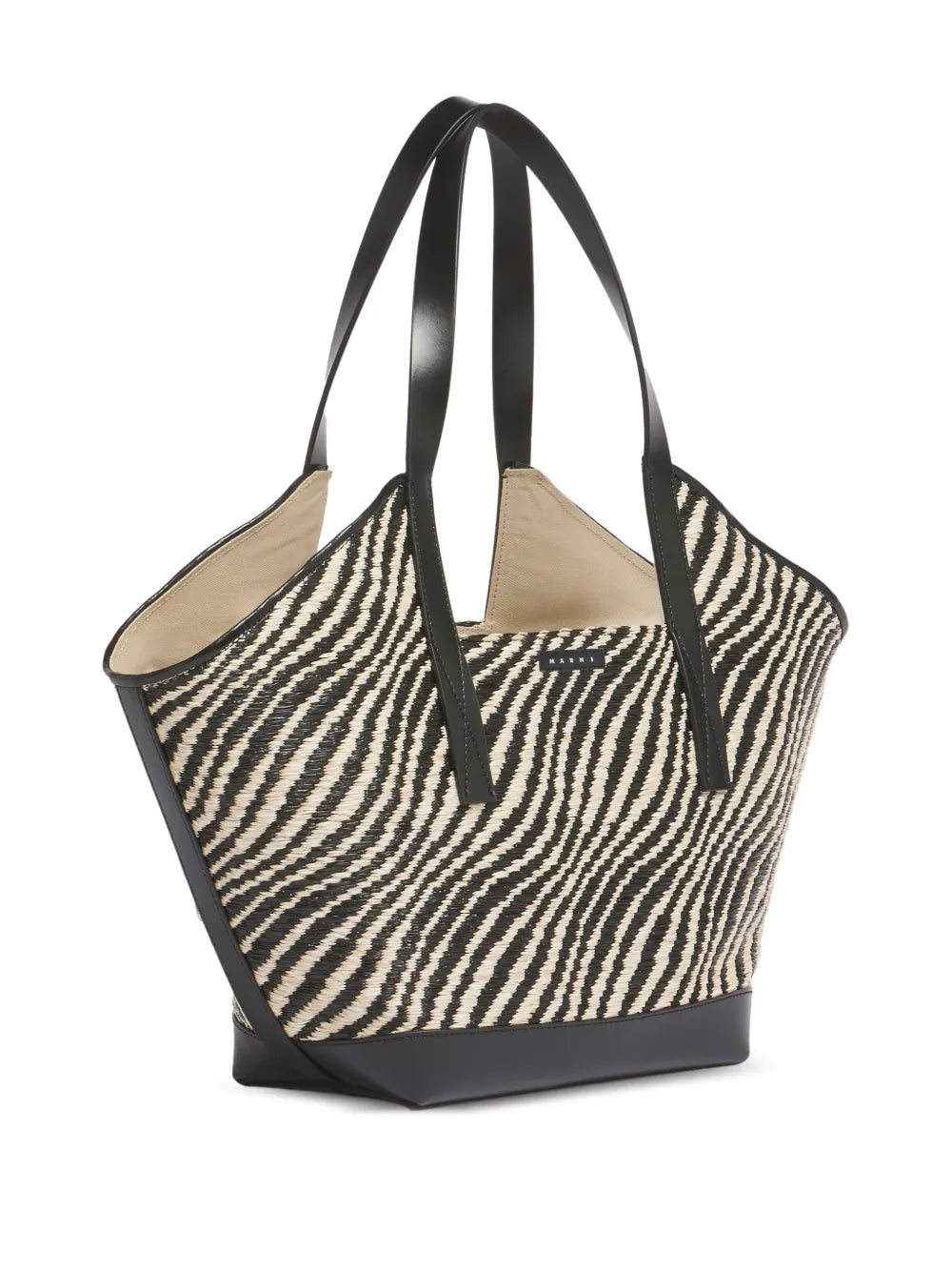Marni Two Tone Waves Shoulder Bag — Same as shown — Size One Size — Back View