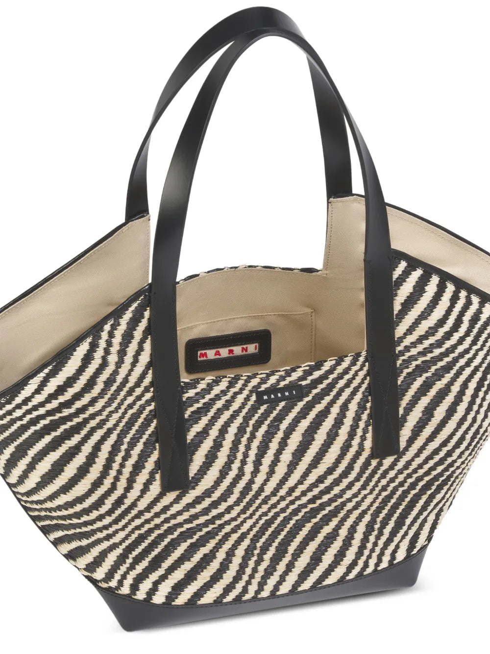 Marni Two Tone Waves Shoulder Bag — Same as shown — Size One Size — Top View