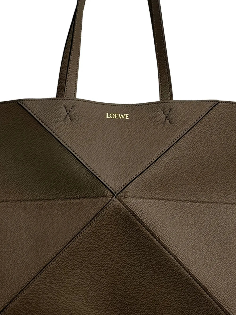 Loewe Medium Puzzle Fold Horizontal Tote Bag — Same as shown — Size One Size — Side View