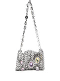 Rabanne Chain Satchel Shoulder Bag — Same as shown — Size One Size — Front View