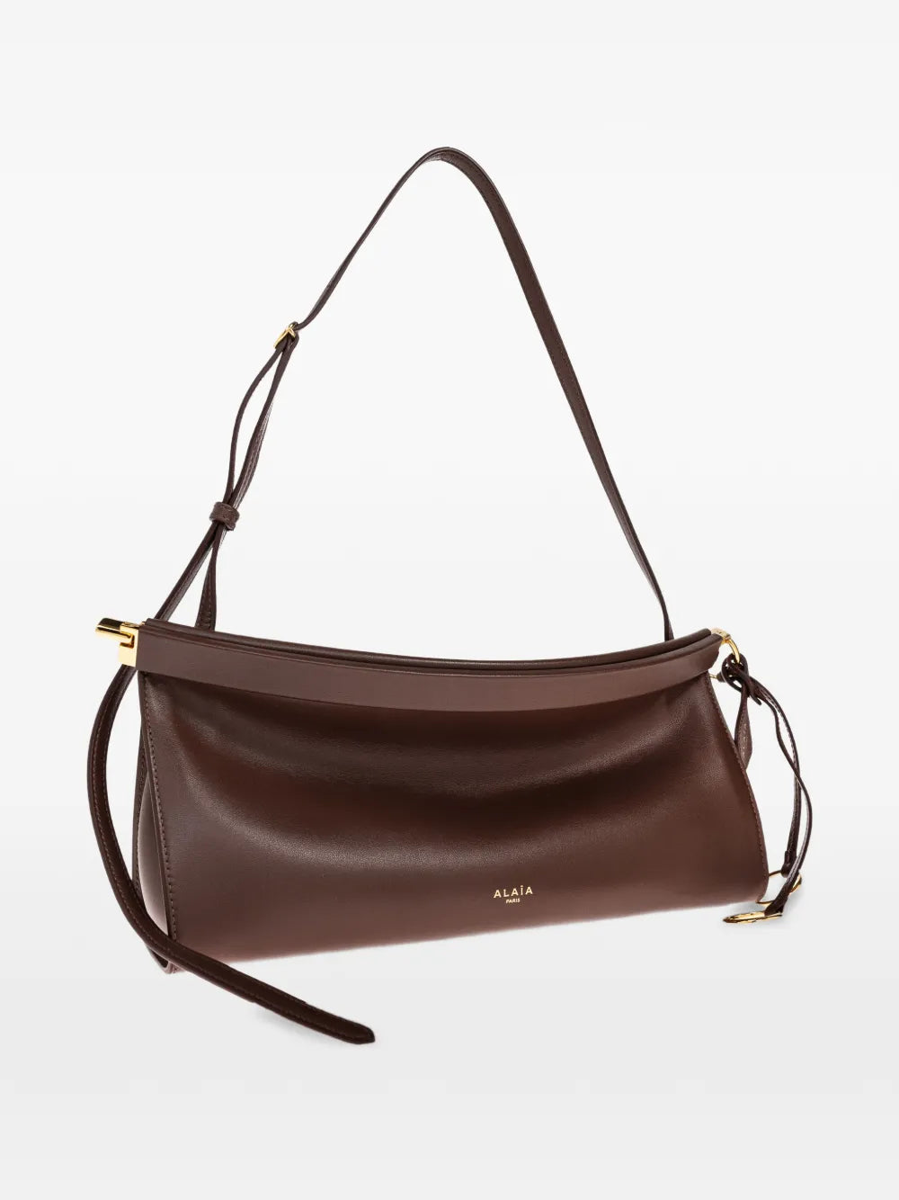 Alaia Le Click East Weast Curved Shoulder Strap Tote Bag — Same as shown — Size One Size — Back View