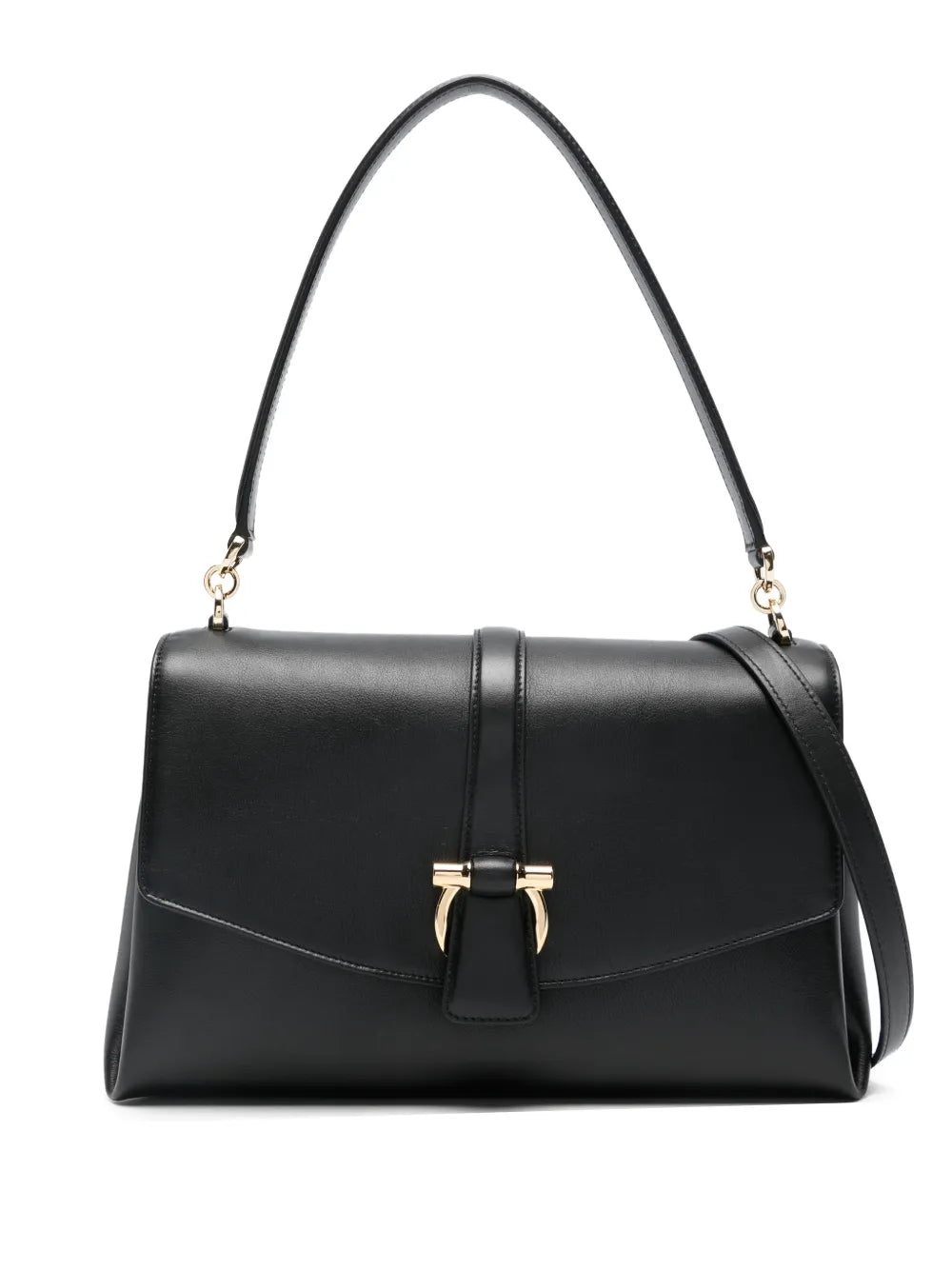 Ferragamo Buckle Tote Bag — Same as shown — Size One Size — Front View