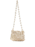 Rabanne Crystal Embellished Chain Shoulder Bag — Same as shown — Size One Size — Front View
