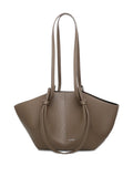 Yuzefi Large Mochi Pebble Grain Knot Leather Shoulder Bag — Same as shown — Size One Size — Front View