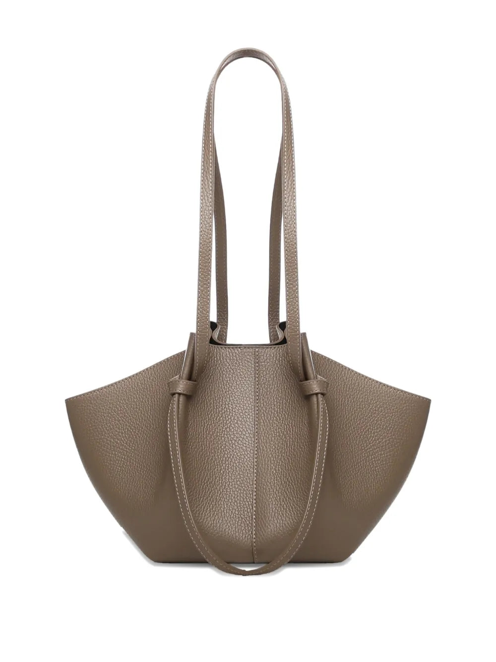 Yuzefi Large Mochi Pebble Grain Knot Leather Shoulder Bag — Same as shown — Size One Size — Side View