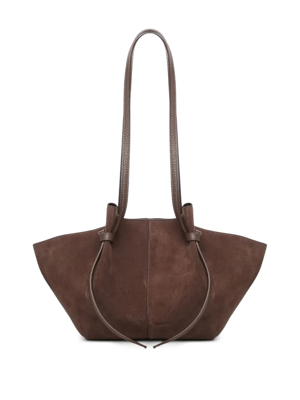 Yuzefi Large Mochi Suede Knot Shoulder Bag — Same as shown — Size One Size — Side View