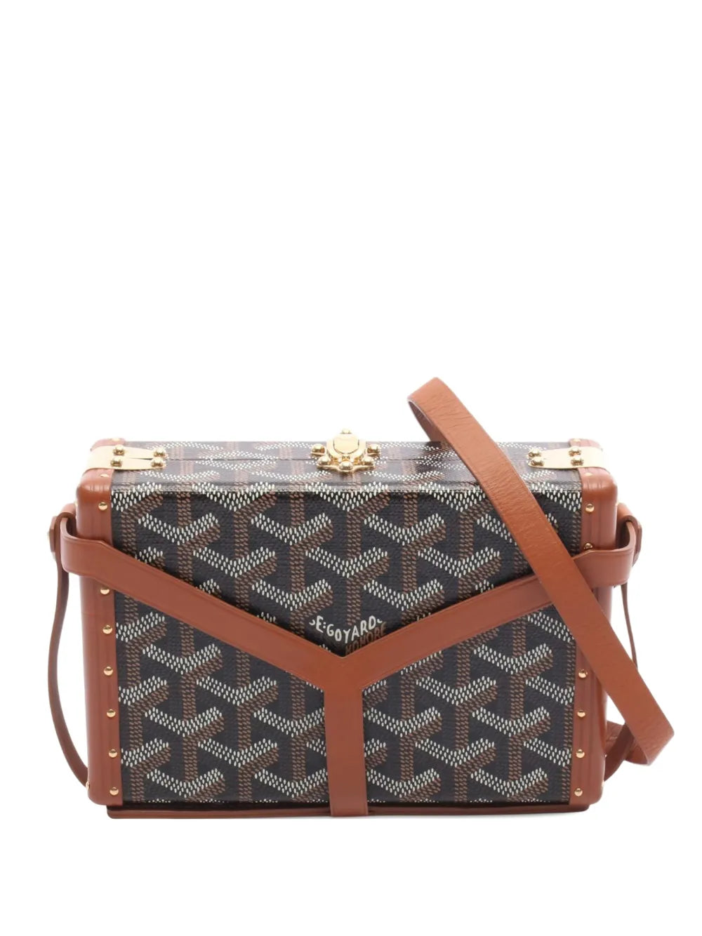 Goyard Pre Owned 2010 2025 Goyardine Minaudiere Shoulder Bag — Same as shown — Size One Size — Front View