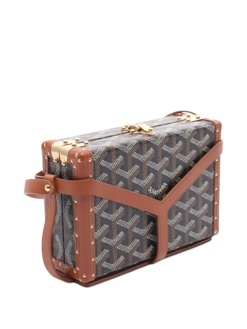 Goyard Pre Owned 2010 2025 Goyardine Minaudiere Shoulder Bag — Same as shown — Size One Size — Side View