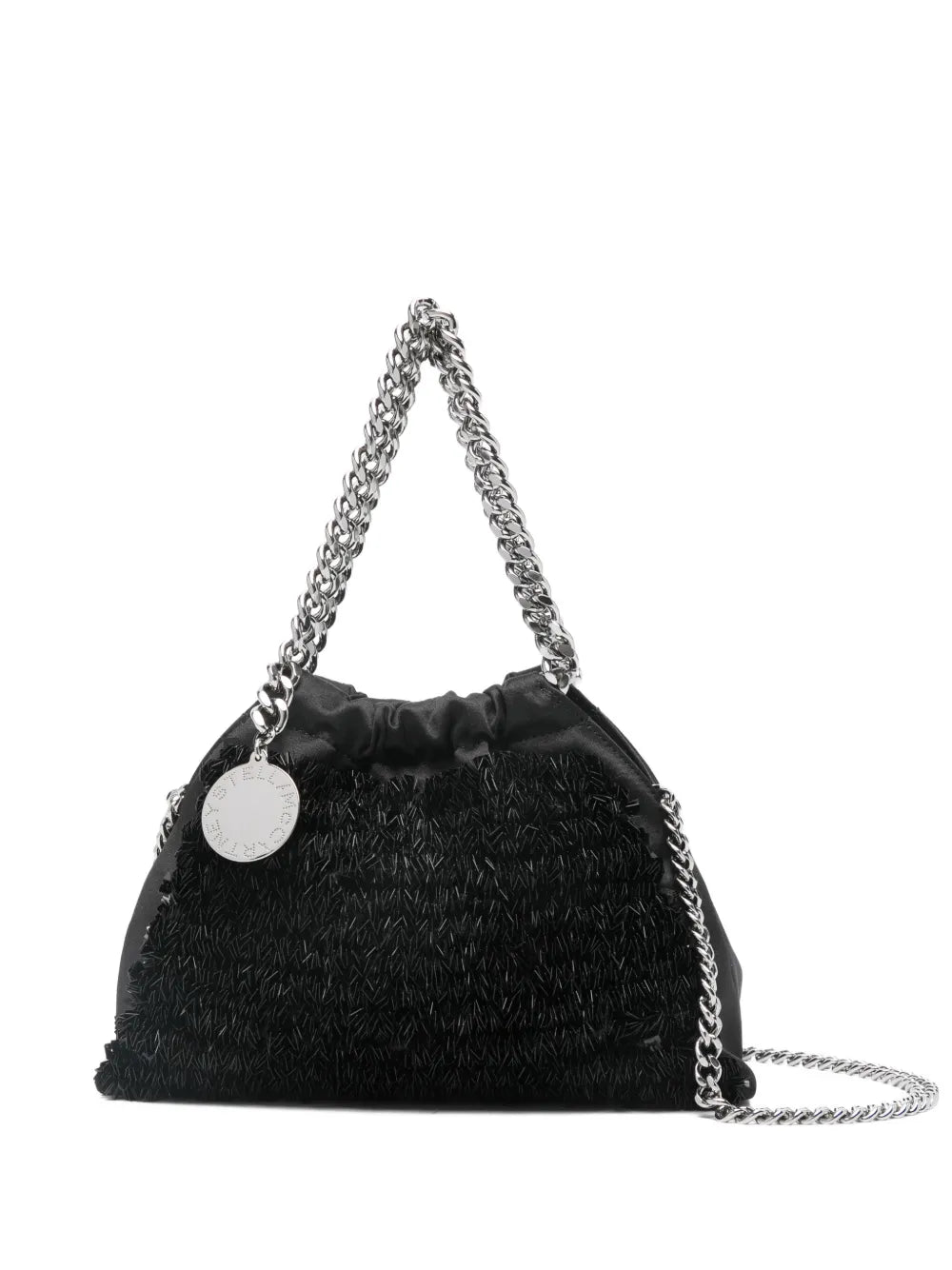 Stella Mccartney Mini Falabella Beaded Chain Strap Shoulder Bag — Same as shown — Size One Size — Front View
