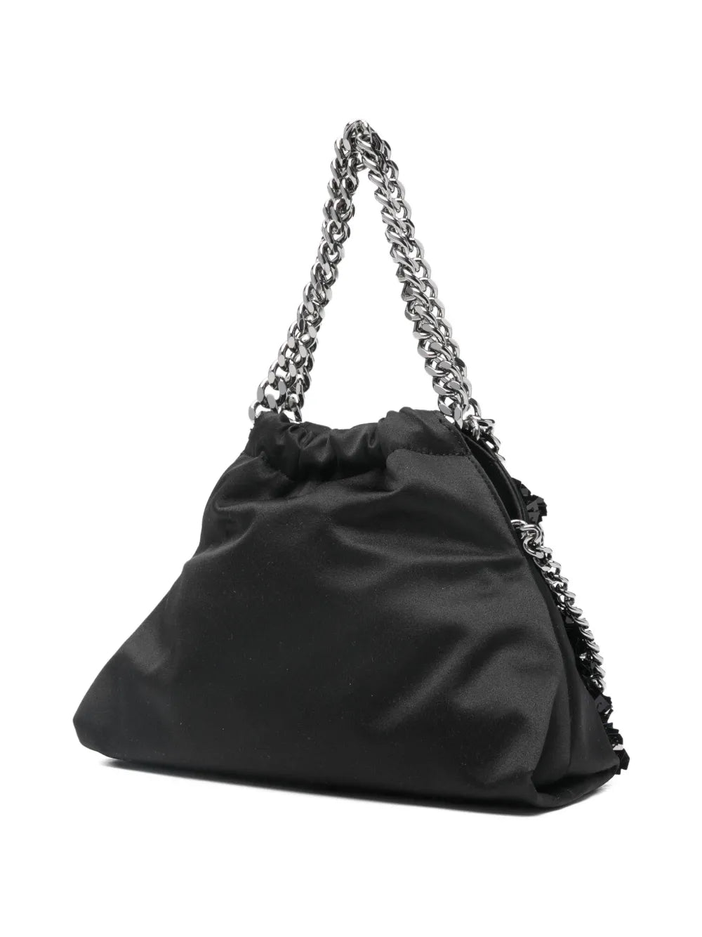 Stella Mccartney Mini Falabella Beaded Chain Strap Shoulder Bag — Same as shown — Size One Size — Back View