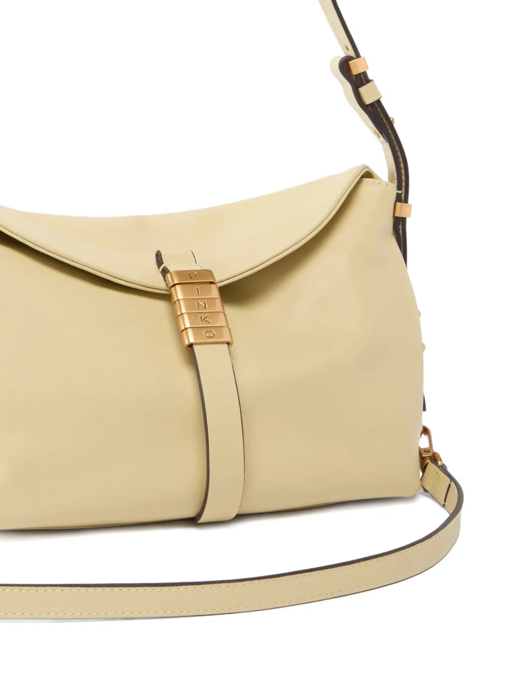 Pinko Small Saddle Leather Shoulder Bag — Same as shown — Size One Size — Back View