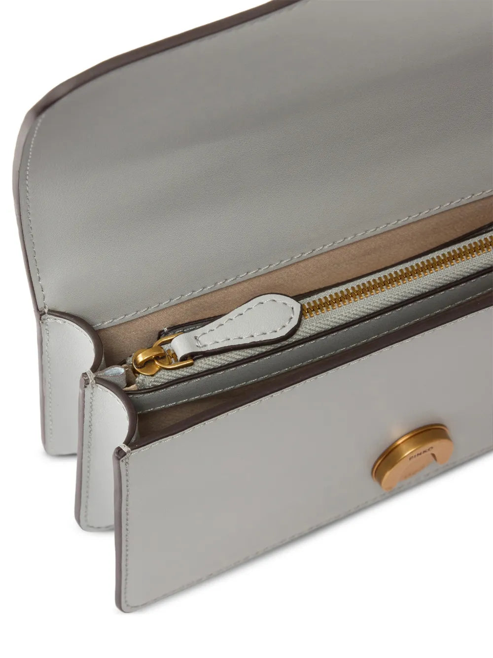 Pinko Small Love One Stud Embellished Shoulder Bag — Same as shown — Size One Size — Top View