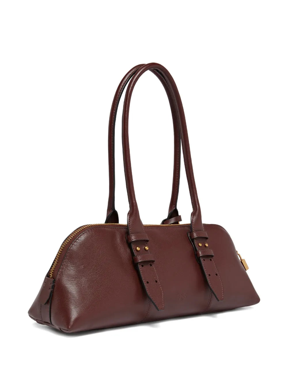 Pinko Padlock Leather Shoulder Bag — Same as shown — Size One Size — Side View