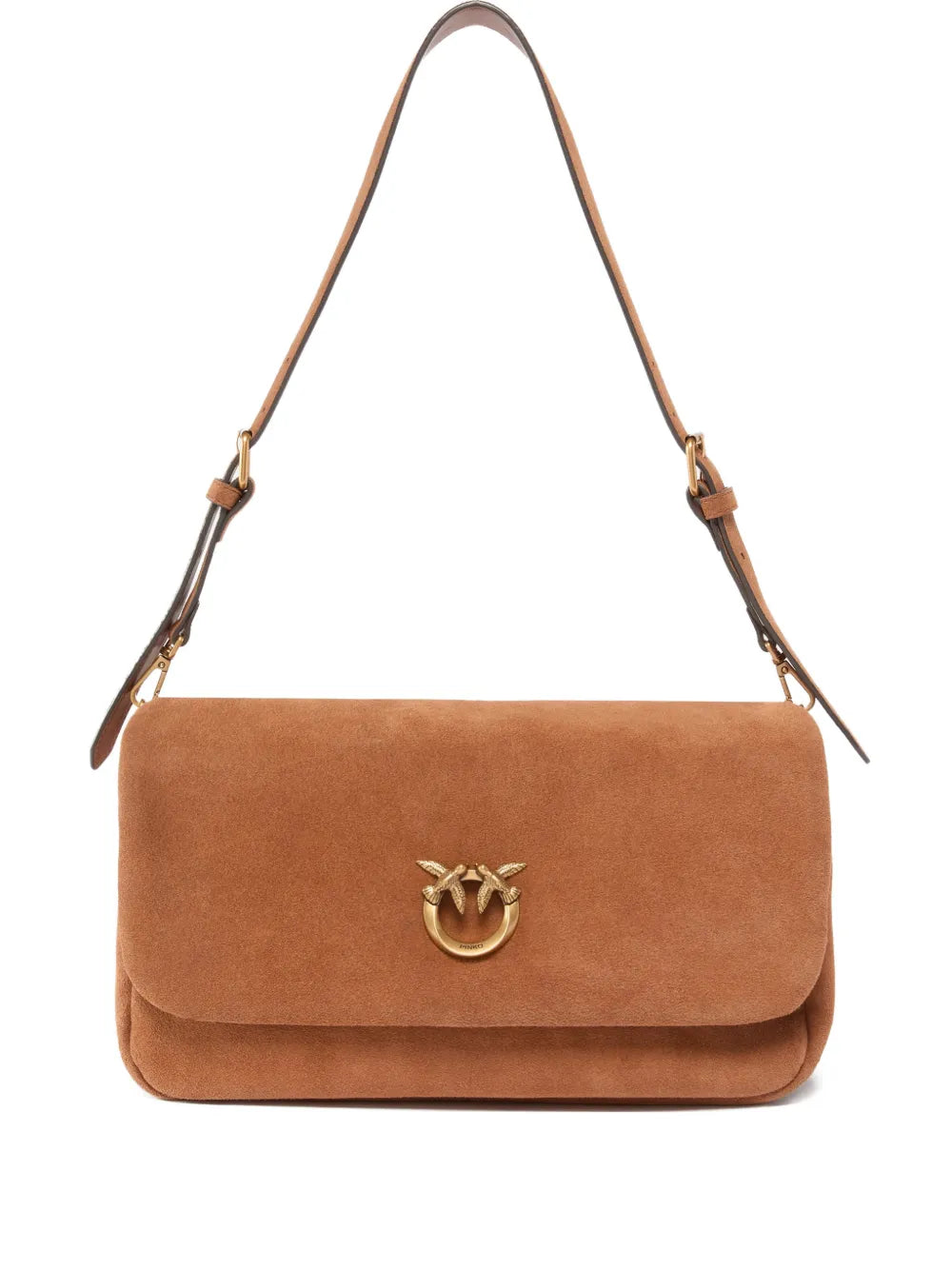 Pinko Logo Applique Shoulder Bag — Same as shown — Size One Size — Front View