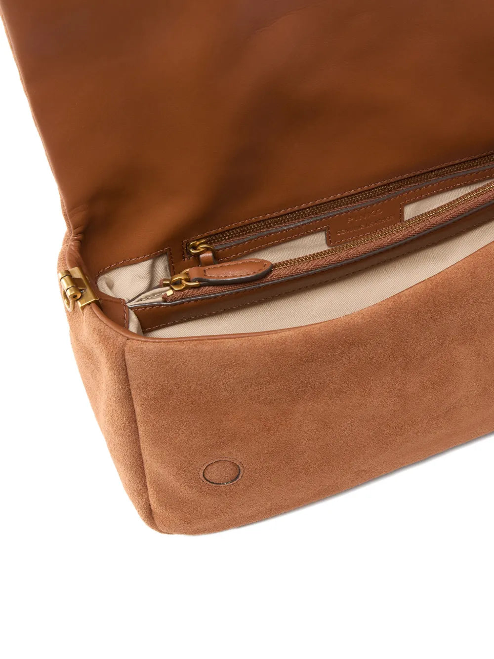 Pinko Logo Applique Shoulder Bag — Same as shown — Size One Size — Top View