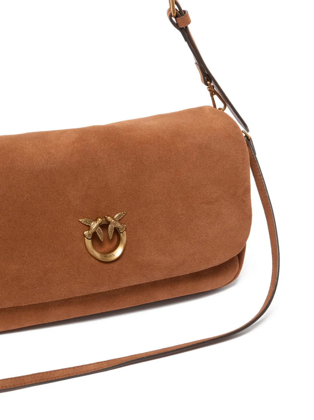 Pinko Logo Applique Shoulder Bag — Same as shown — Size One Size — Back View