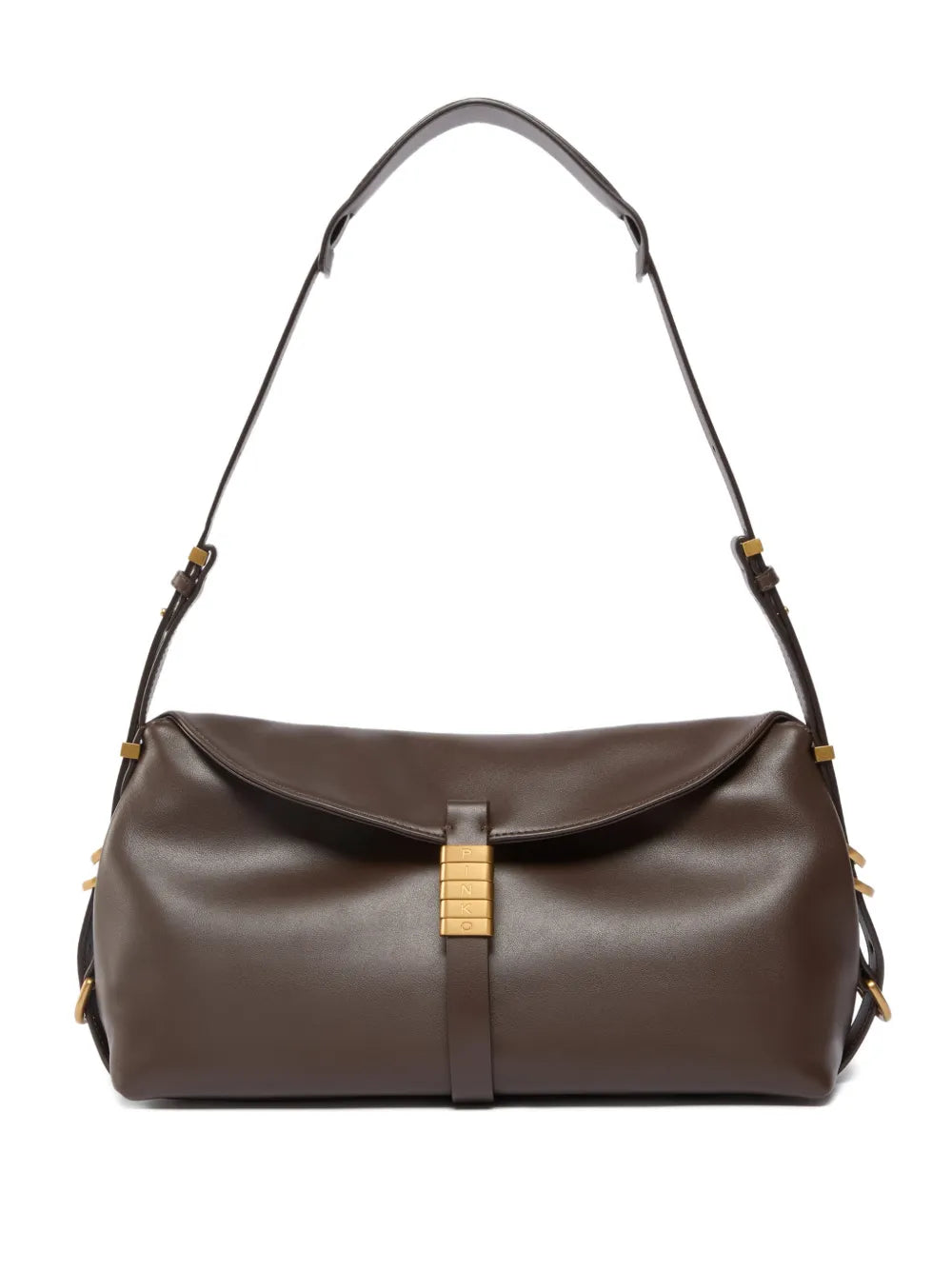 Pinko Medium Classic Saddle Shoulder Bag — Same as shown — Size One Size — Front View