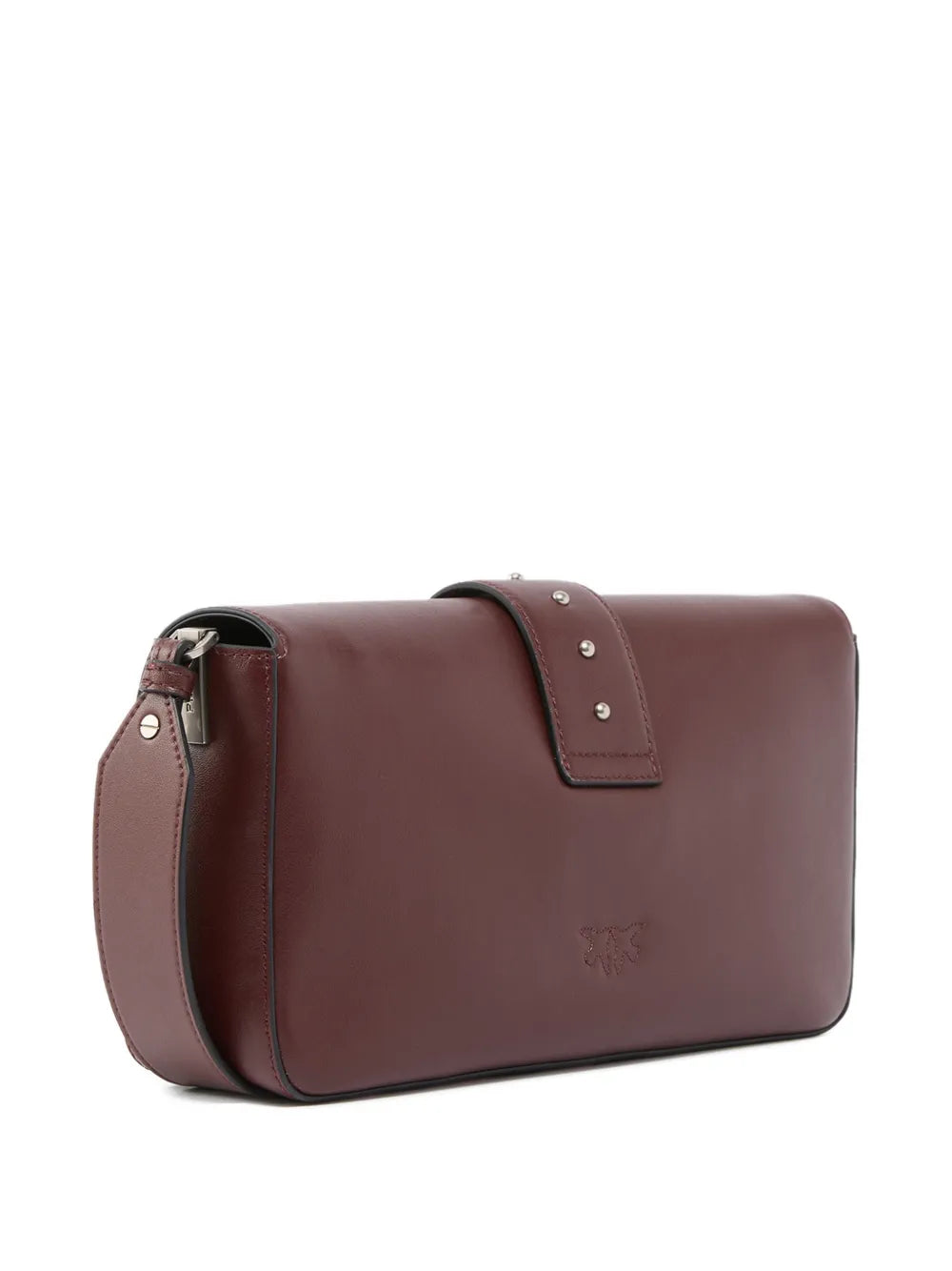 Pinko Medium Love Studded Bird Leather Shoulder Bag — Same as shown — Size One Size — Side View