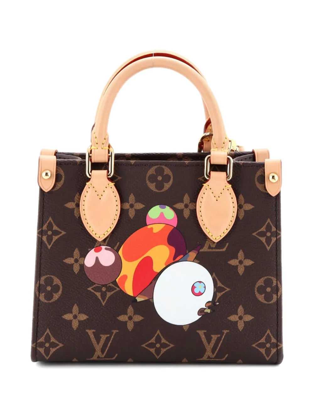 Louis Vuitton Pre Owned X Takashi Murakami Onthego Tote Limited Edition Monogram Panda Bb Shoulder Bag — Same as shown — Size One Size — Side View
