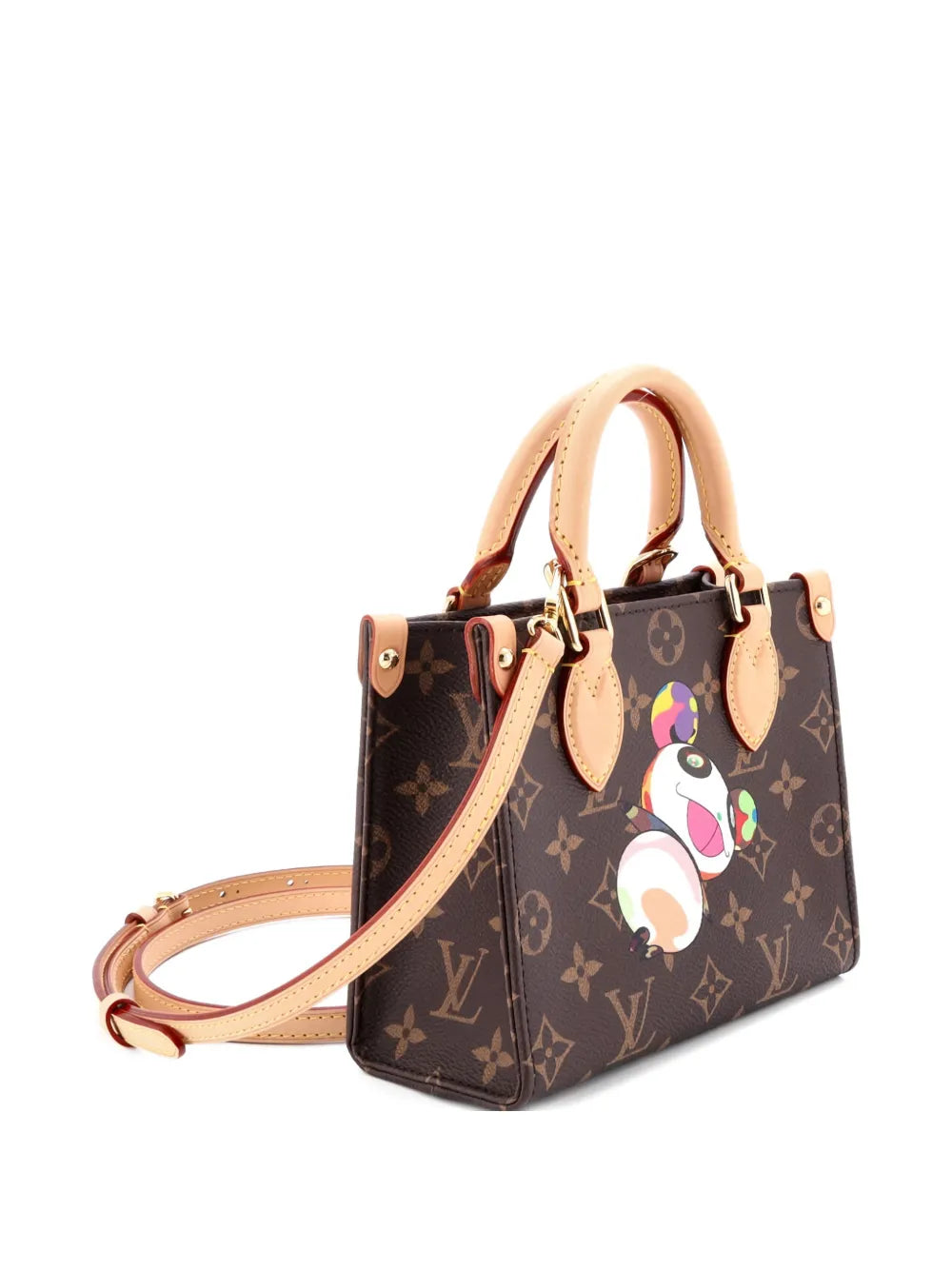 Louis Vuitton Pre Owned X Takashi Murakami Onthego Tote Limited Edition Monogram Panda Bb Shoulder Bag — Same as shown — Size One Size — Back View