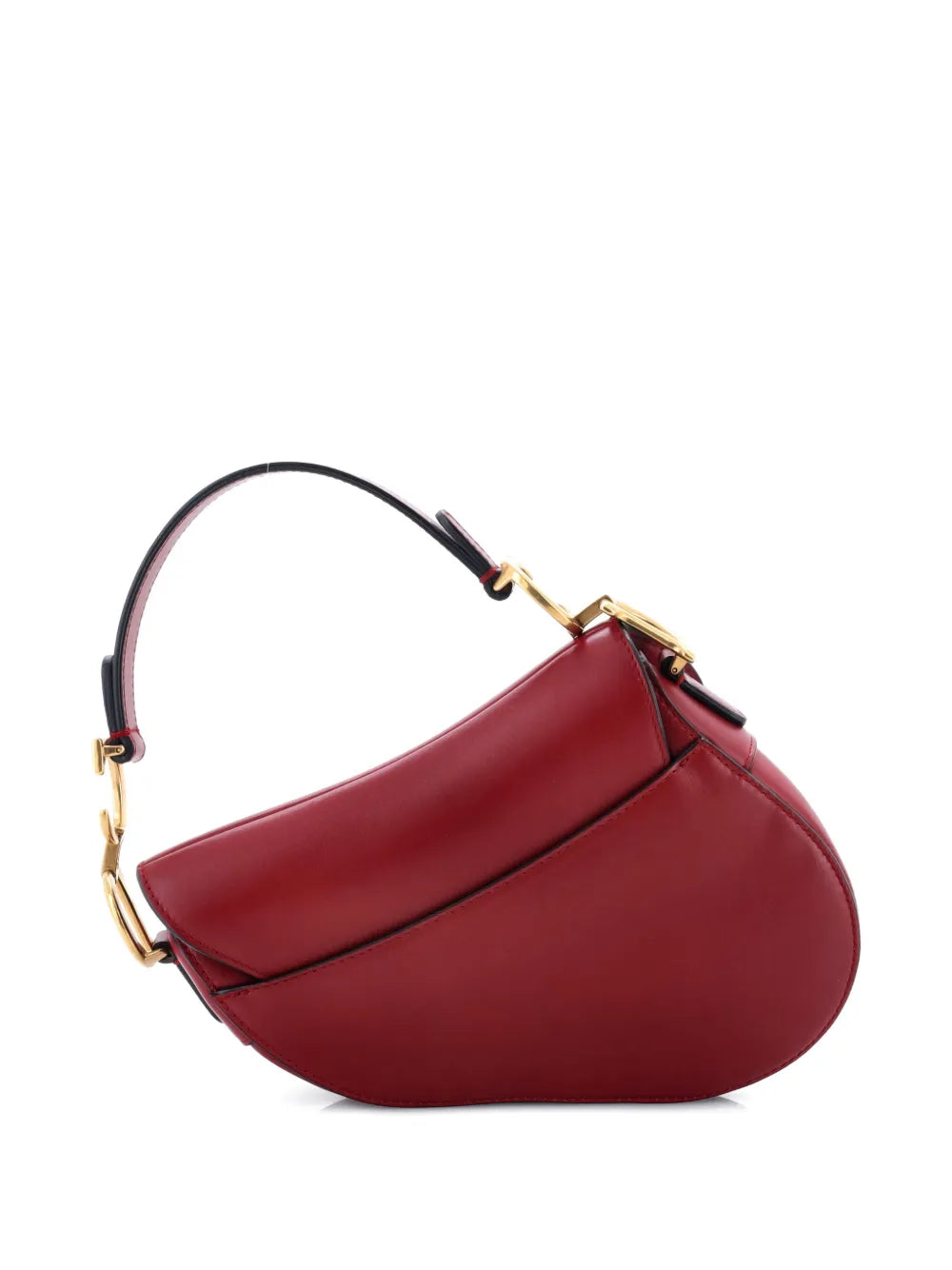 Christian Dior Pre Owned Saddle Handbag Leather Mini Shoulder Bag — Same as shown — Size One Size — Side View