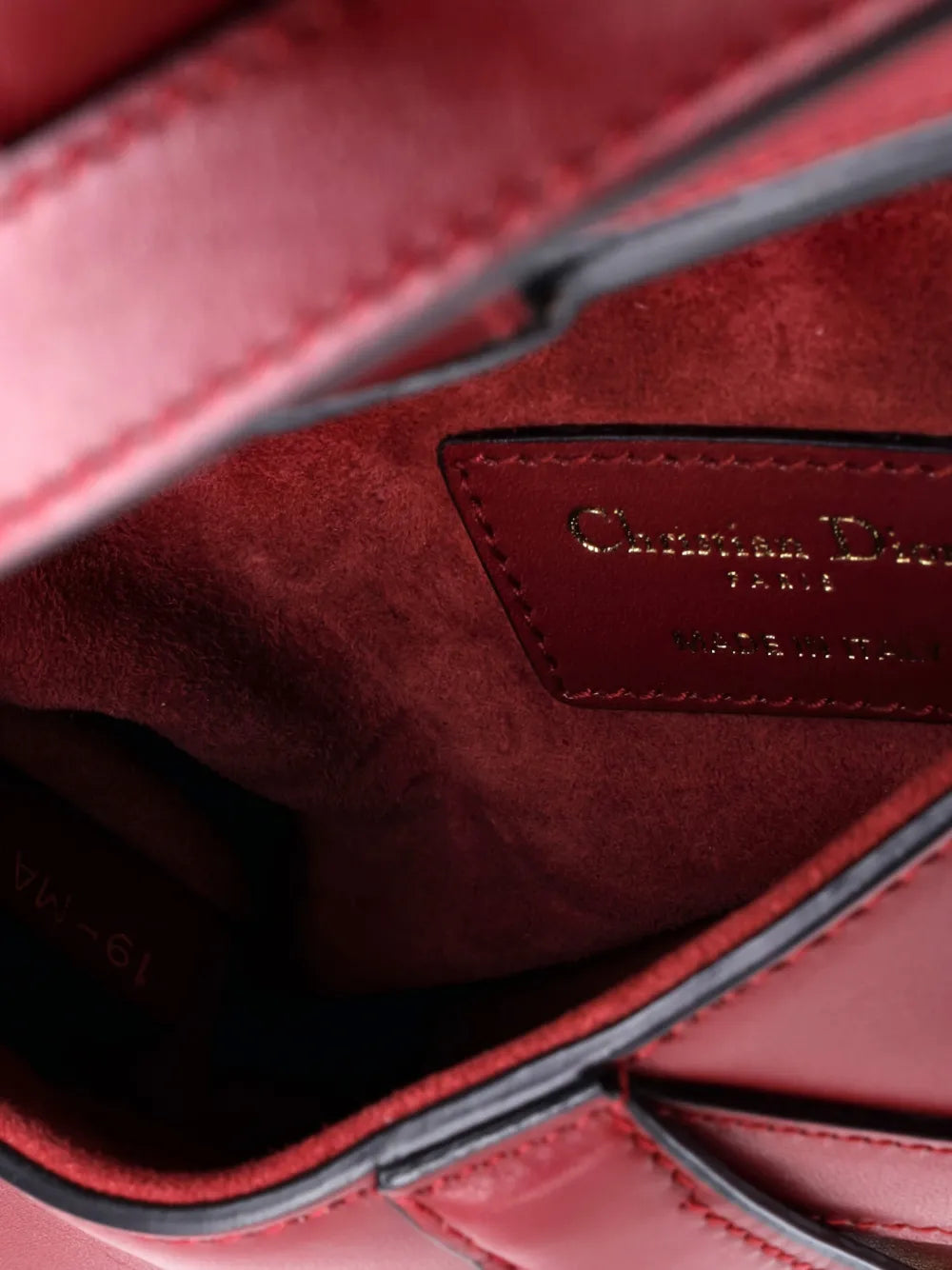 Christian Dior Pre Owned Saddle Handbag Leather Mini Shoulder Bag — Same as shown — Size One Size — Detail View
