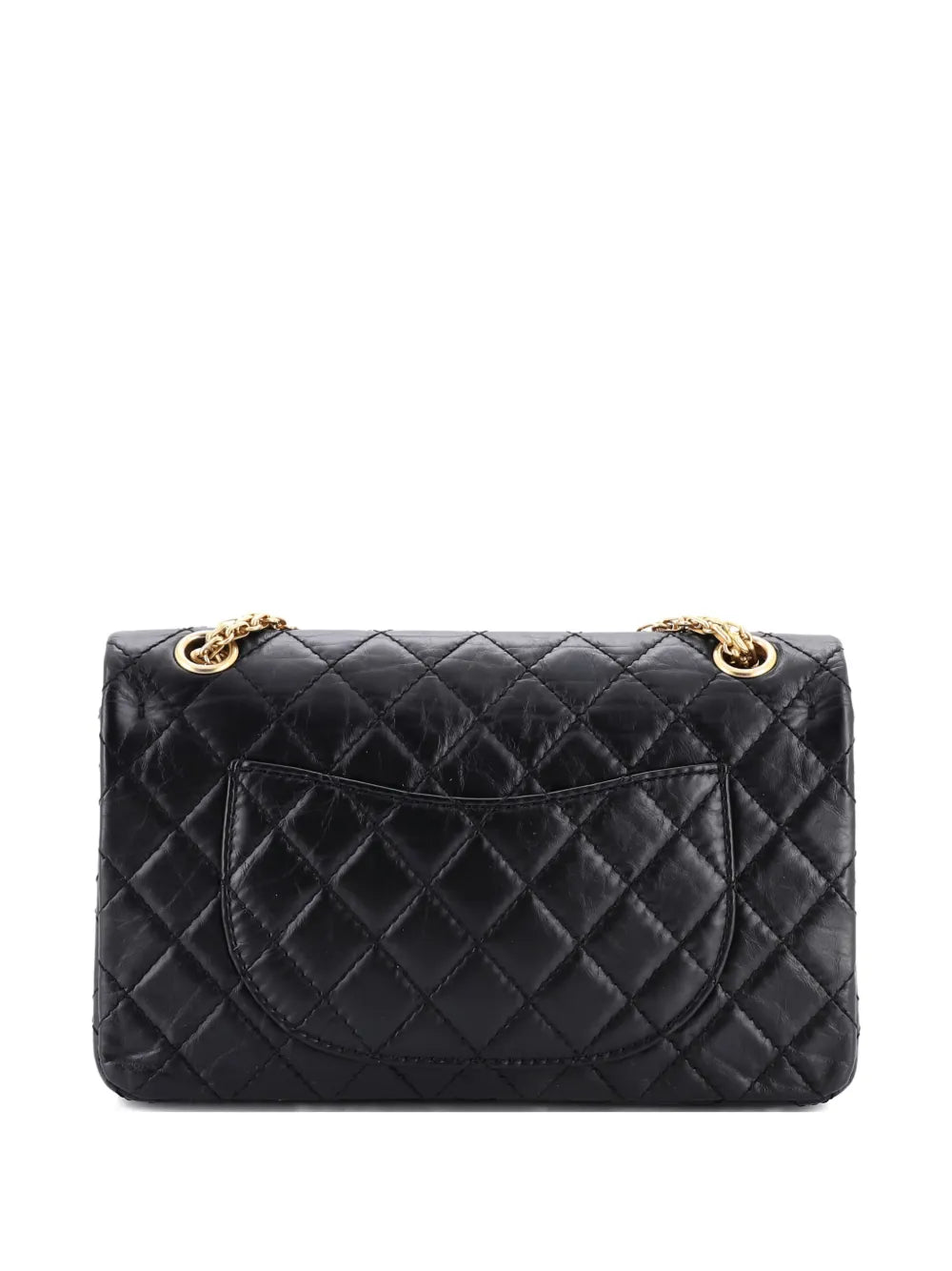 Chanel Pre Owned Lucky Charms Reissue 255 Flap Bag Quilted Aged Calfskin 225 Shoulder Bag — Same as shown — Size One Size — Side View