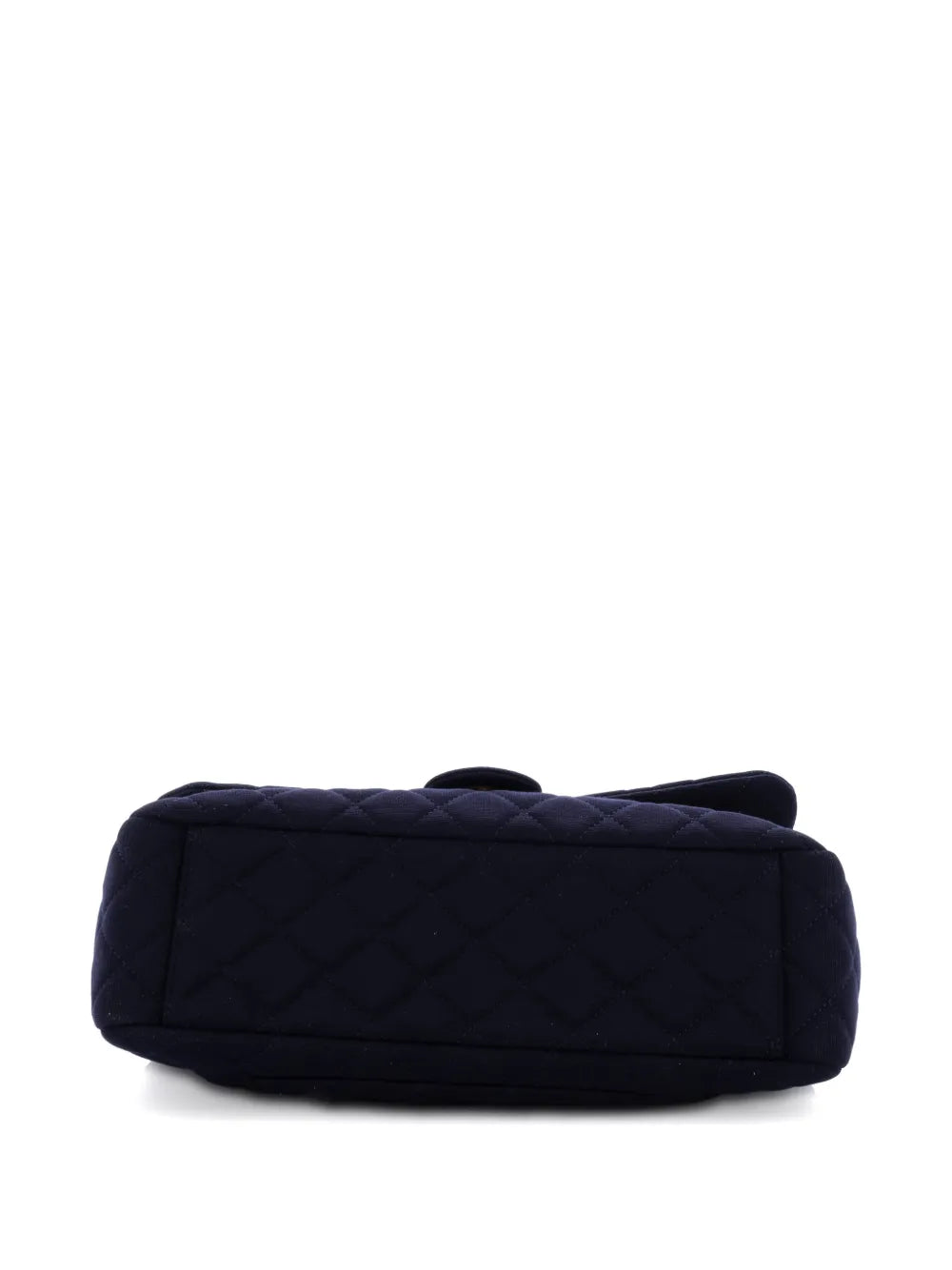 Chanel Pre Owned Xxl Travel Flap Bag Quilted Jersey Small Shoulder Bag — Same as shown — Size One Size — Back View
