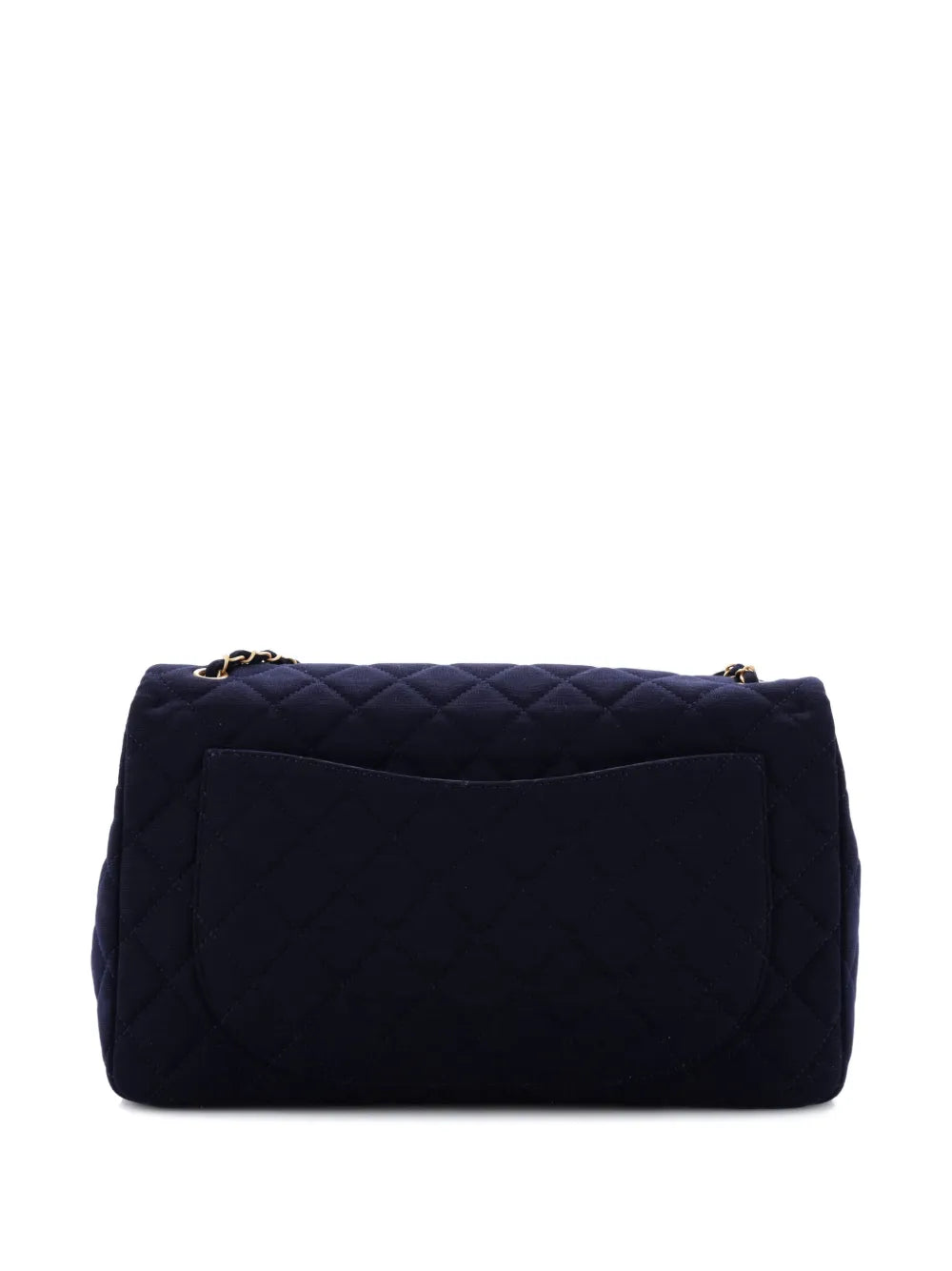 Chanel Pre Owned Xxl Travel Flap Bag Quilted Jersey Small Shoulder Bag — Same as shown — Size One Size — Side View