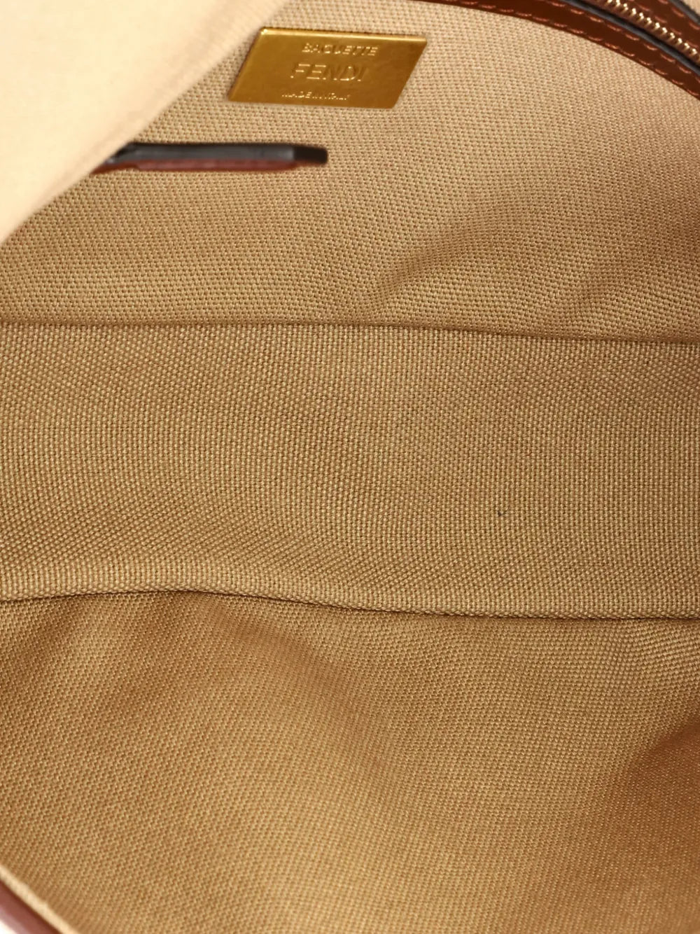 Fendi Pre Owned Baguette Nm Bag Zucca Embroidered Canvas Medium Shoulder Bag — Same as shown — Size One Size — Top View
