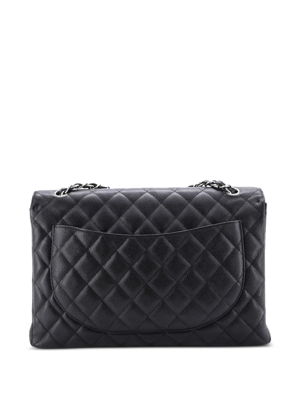 Chanel Pre Owned Classic Single Flap Bag Quilted Caviar Maxi Shoulder Bag — Same as shown — Size One Size — Side View