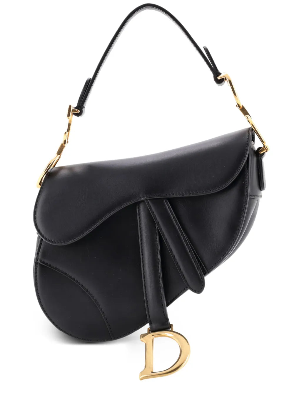 Christian Dior Pre Owned Saddle Handbag Leather Mini Shoulder Bag — Same as shown — Size One Size — Front View