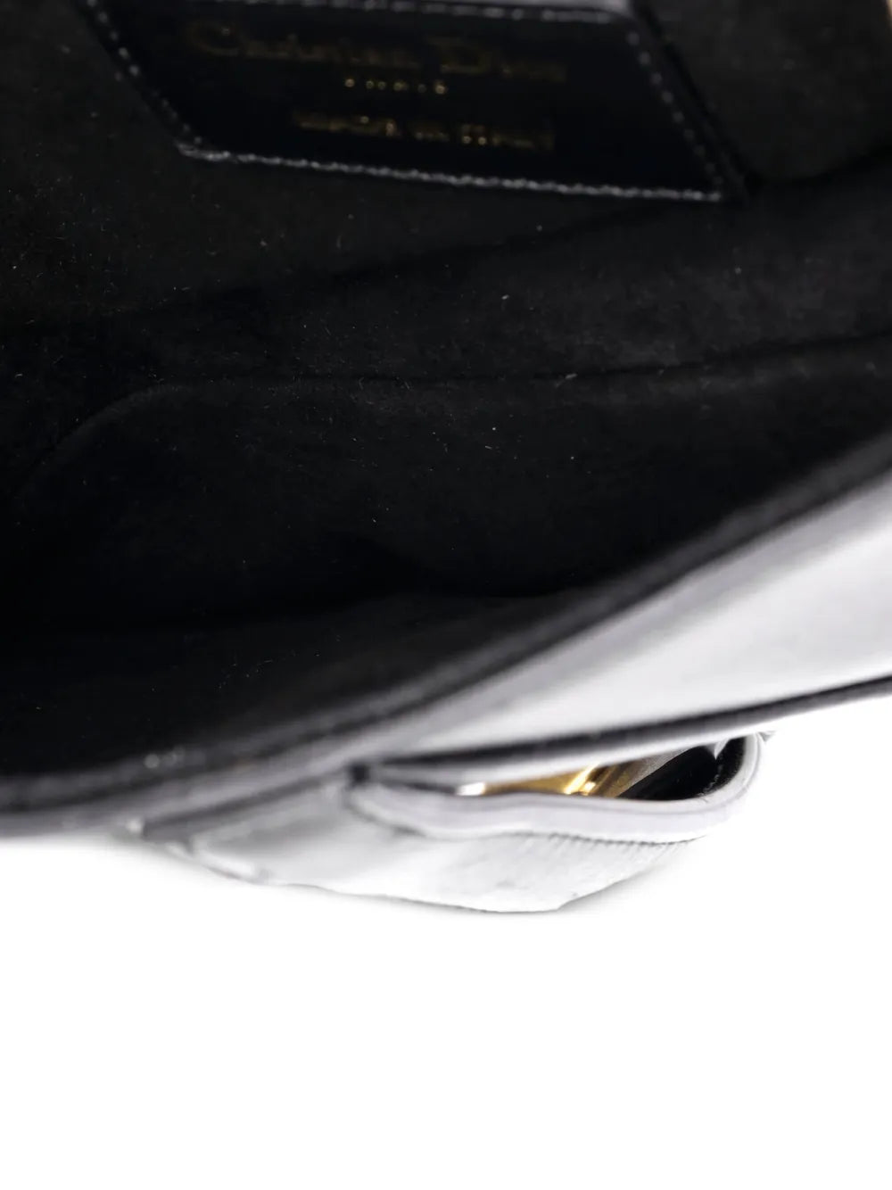 Christian Dior Pre Owned Saddle Handbag Leather Mini Shoulder Bag — Same as shown — Size One Size — Detail View