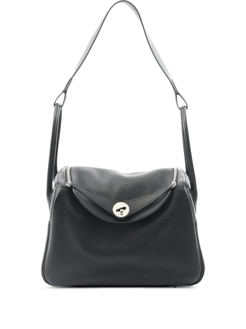 Hermes Pre Owned 2018 Taurillon Clemence Lindy 26 Shoulder Bag — Same as shown — Size One Size — Front View
