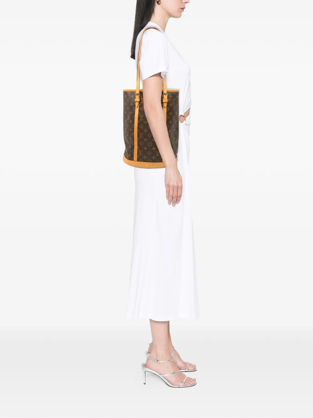 Louis Vuitton Pre Owned 2003 Monogram Gm Bucket Bag — Same as shown — Size One Size — Side View
