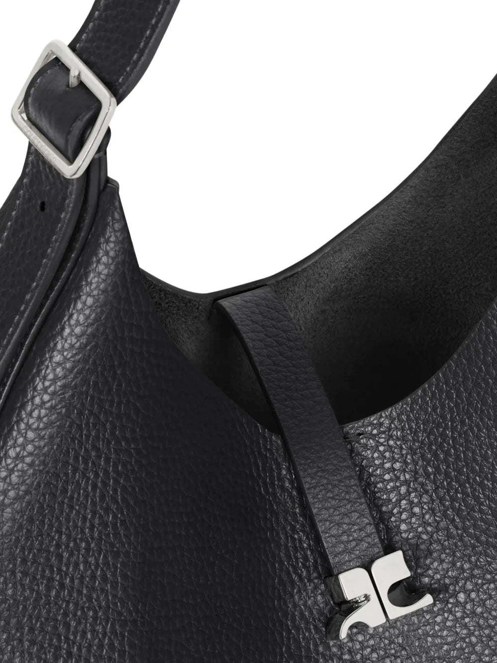 Courreges Logo Buckle Shoulder Bag — Same as shown — Size One Size — Top View