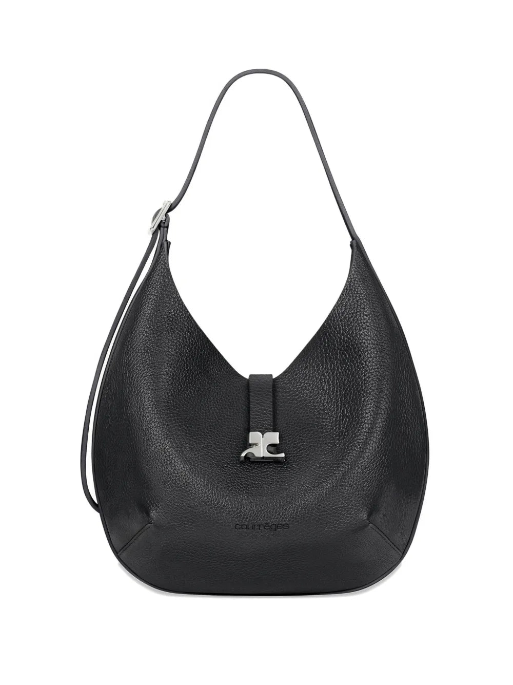Courreges Logo Buckle Shoulder Bag — Same as shown — Size One Size — Front View