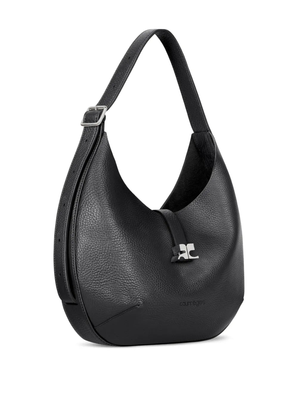 Courreges Logo Buckle Shoulder Bag — Same as shown — Size One Size — Detail View