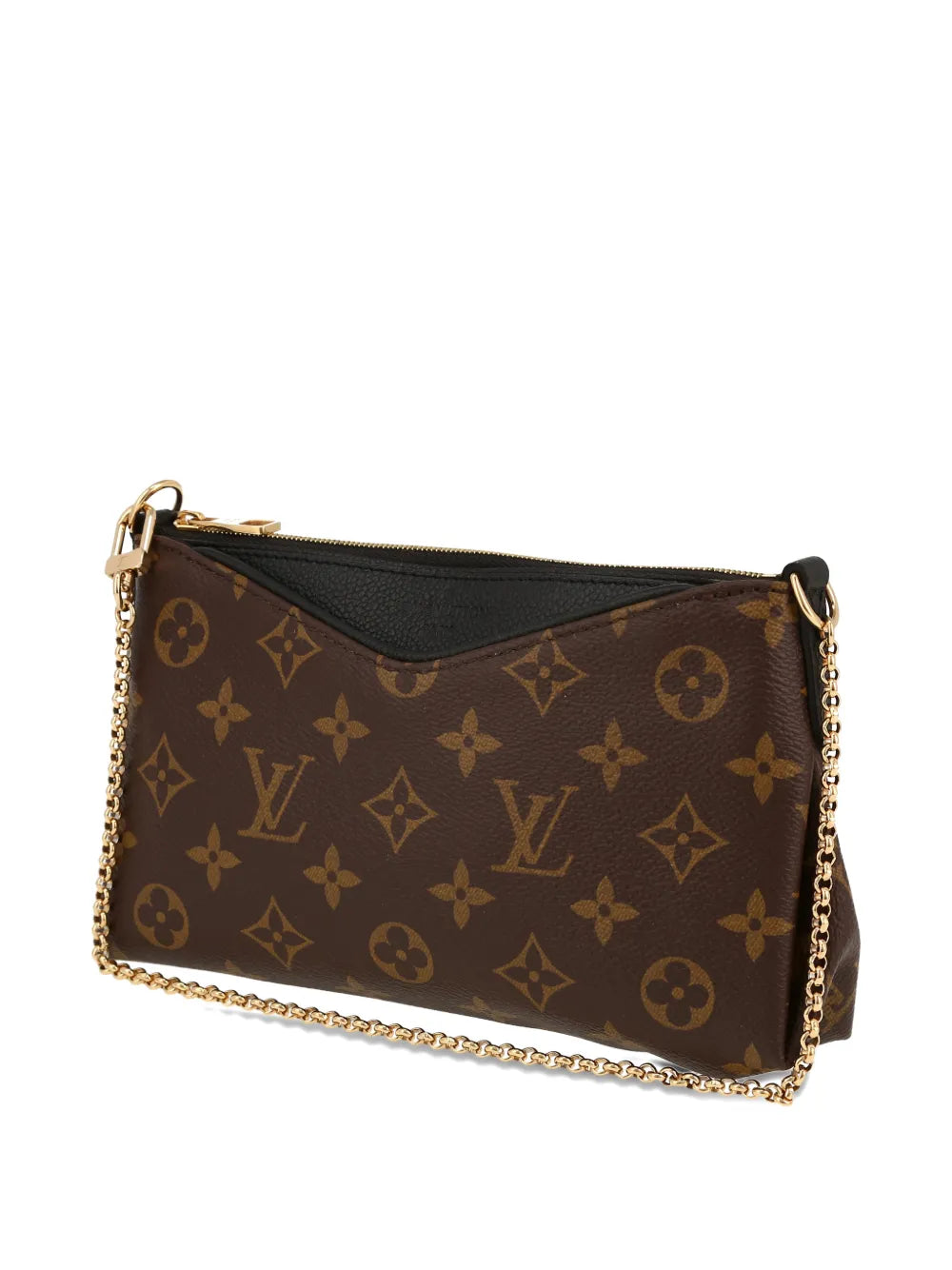 Louis Vuitton Pre Owned 2012 Pallas Chain Monogram Shoulder Bag — Same as shown — Size One Size — Back View
