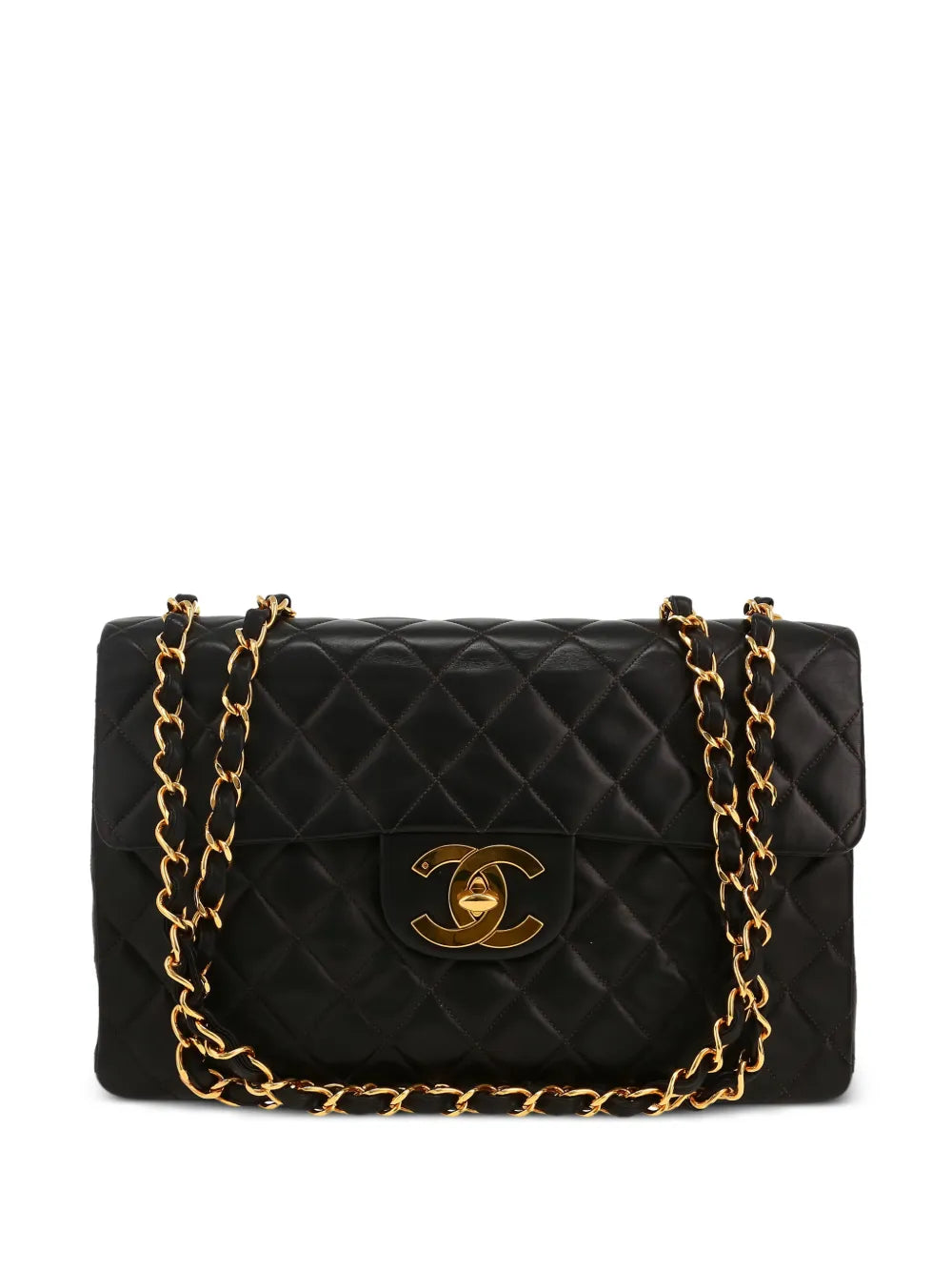 Chanel Pre Owned 1996 Timeless Maxi Jumbo Quilted Shoulder Bag — Same as shown — Size One Size — Front View
