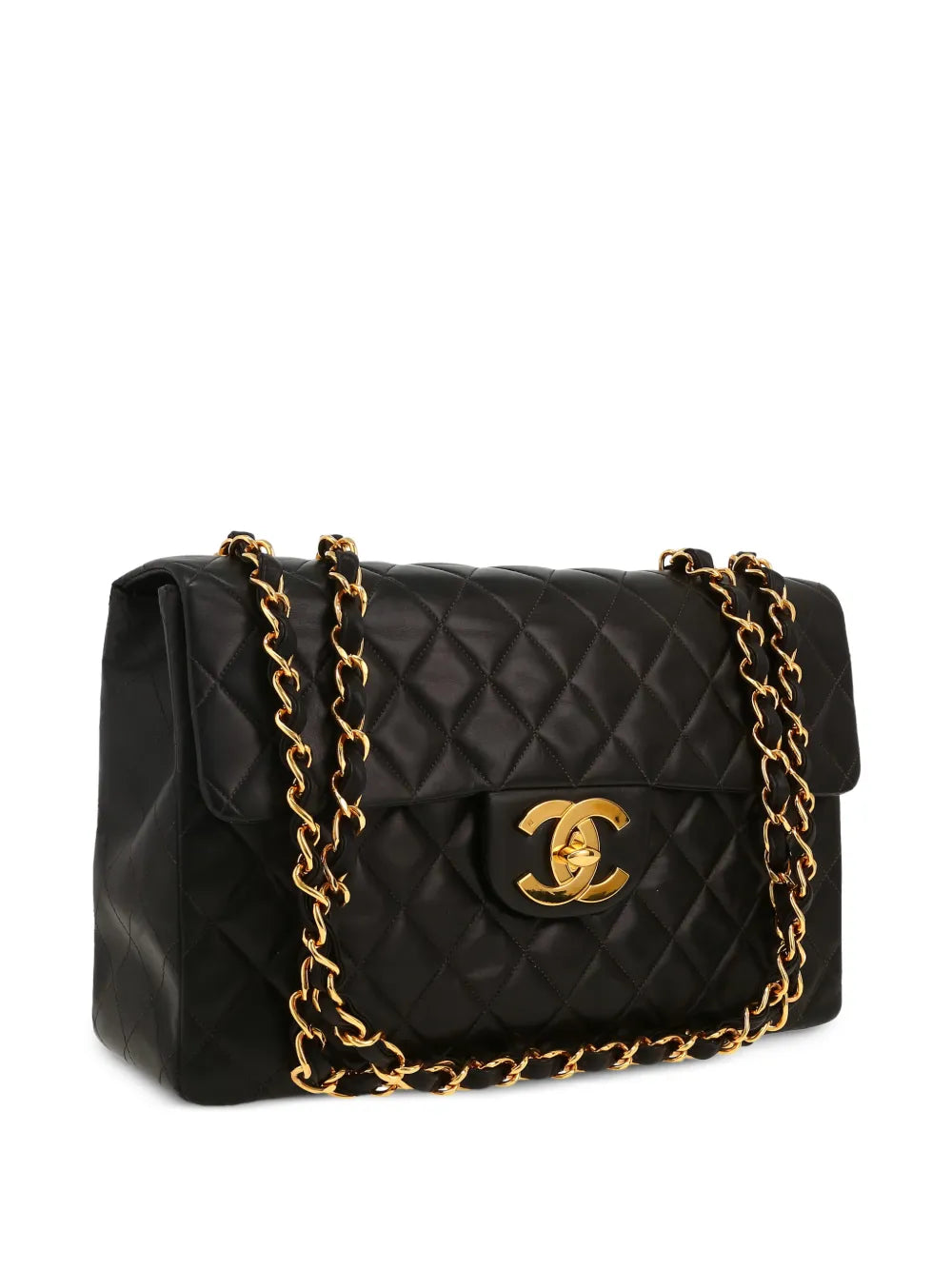 Chanel Pre Owned 1996 Timeless Maxi Jumbo Quilted Shoulder Bag — Same as shown — Size One Size — Top View