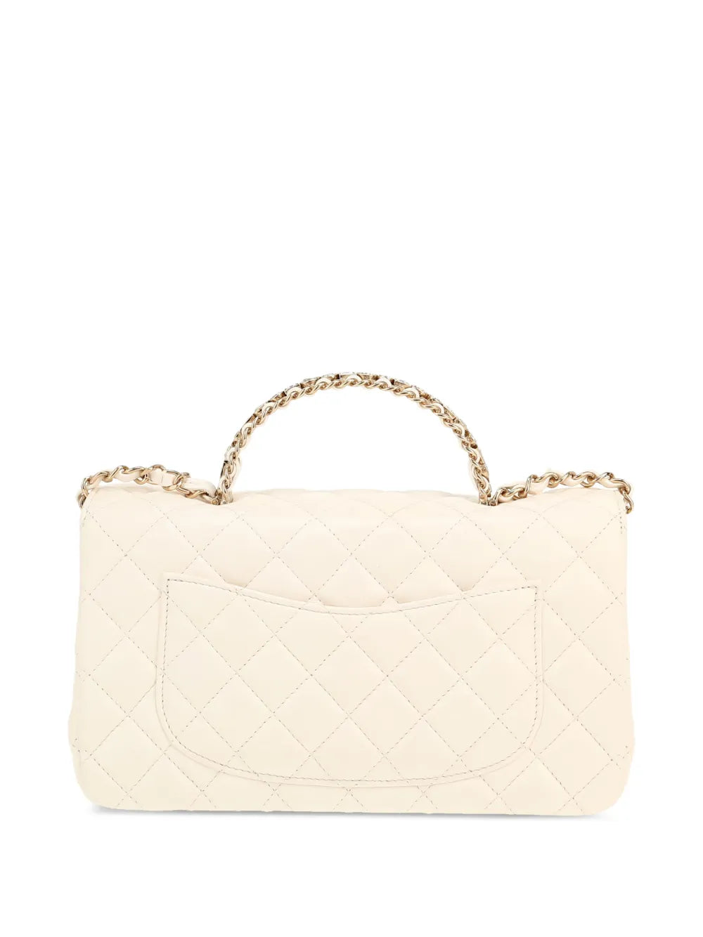 Chanel Pre Owned 2020S Quilted Top Handle Tote Bag — Same as shown — Size One Size — Side View