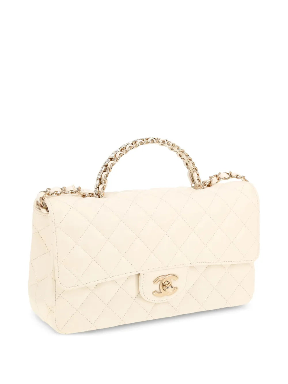 Chanel Pre Owned 2020S Quilted Top Handle Tote Bag — Same as shown — Size One Size — Top View